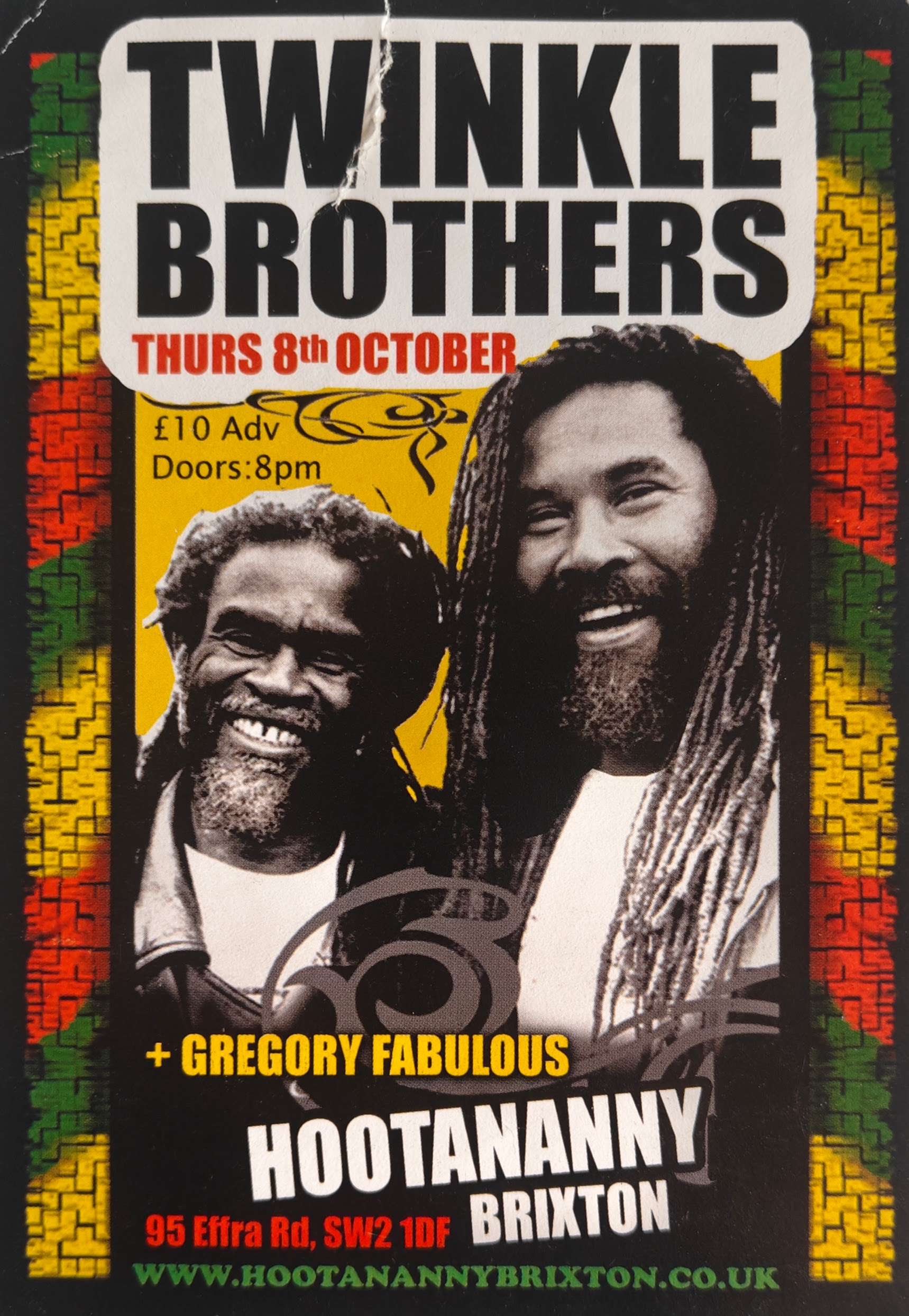 Twinkle Brothers + Gregory Fabulous Live