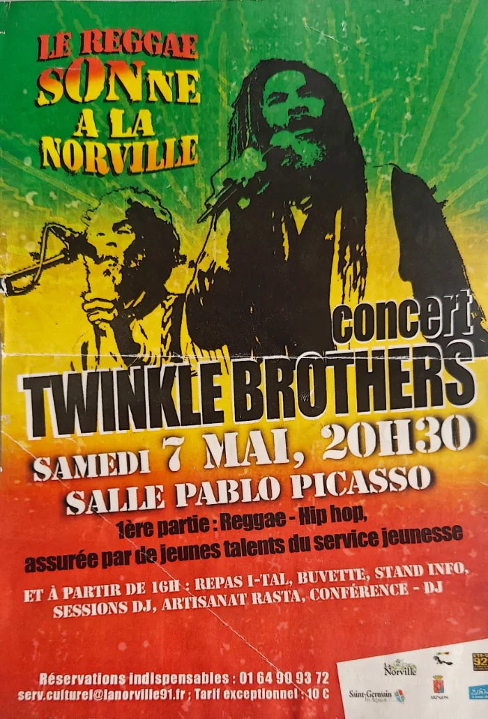 Le Reggae Sonne a la Norville — Twinkle Brothers Concert